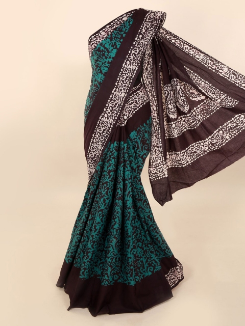 

Pothys Green Printed Pure Cotton Saree