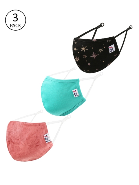 

XIN Pack Of 3 Assorted 2-Ply Reusable Cloth Masks