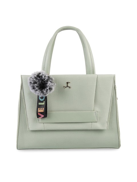 

Mochi Green Solid Handheld Bag