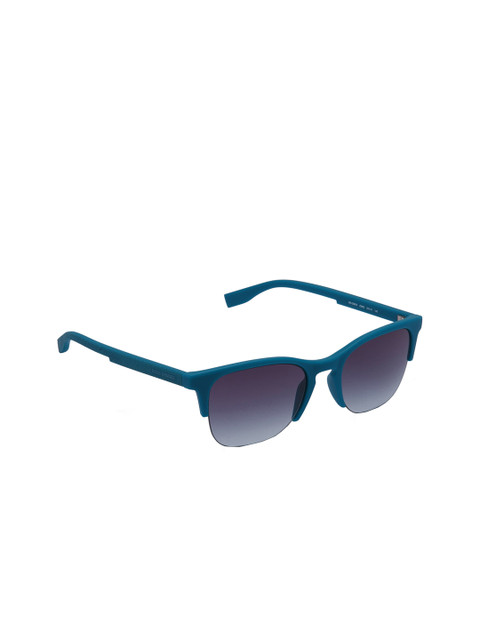 

BOSS Orange Unisex Browline Sunglasses BO 0290/S ZI9 539O, Teal