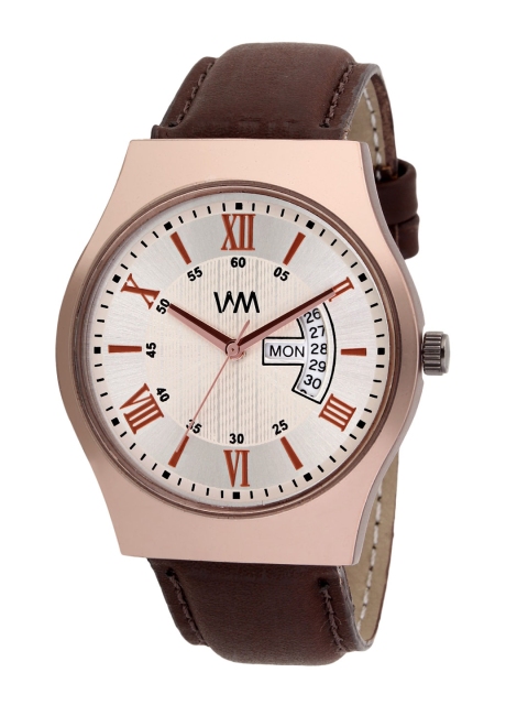 

Watch Me Men Brown Analogue Leather Watch DDWM-106