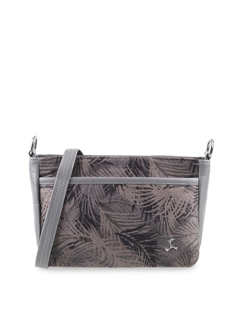 

Mochi Grey Printed Sling Bag