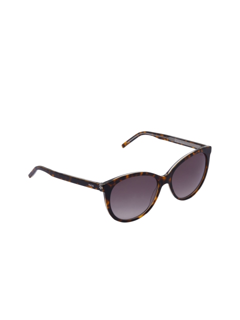 

HUGO Women UV Protected Cateye Sunglasses HG 1006/S KRZ 56HA, Brown