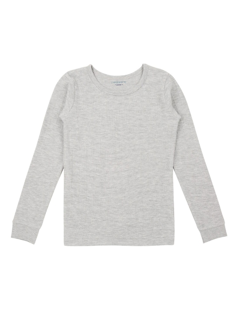 

Pantaloons Junior Boys Grey Melange Solid Thermal Top
