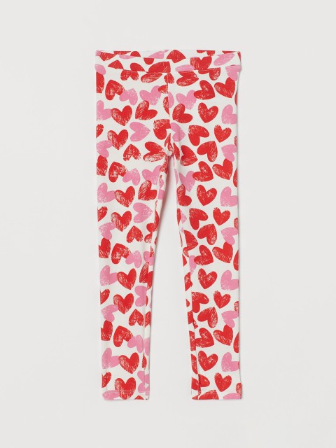 

H&M Girls White & Pink Leggings