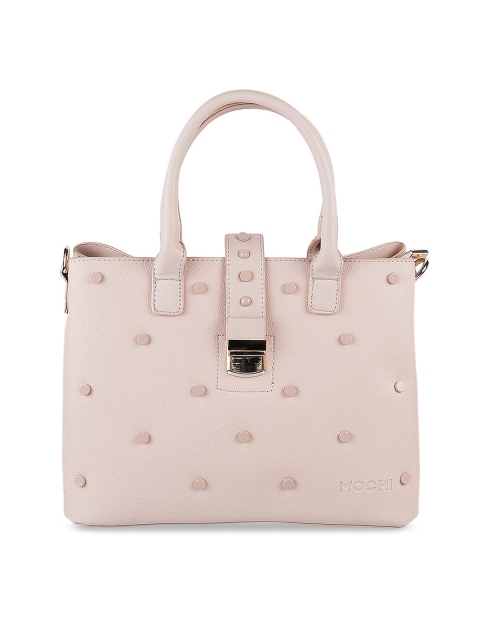 

Mochi Women Beige Solid Handheld Bag
