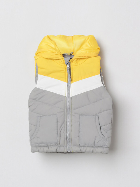 

max Girls Multicoloured Colourblocked Padded Jacket, Multi