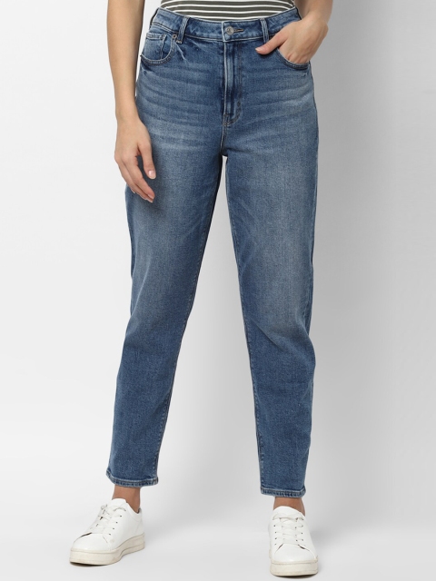 

AMERICAN EAGLE OUTFITTERS Women Blue Slim Fit High-Rise Clean Look Jeans