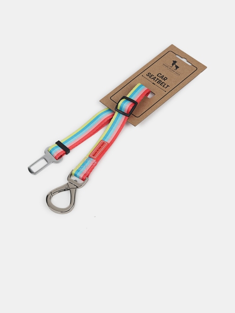 

Heads Up For Tails HUFT Red & Blue Striped Rainbow Popsicle Dog Car Seat Belt