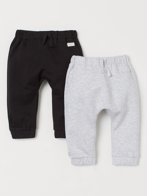 

H&M Kids 2-pack Joggers, Grey