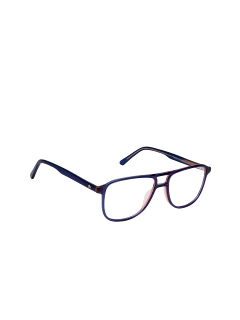 

David Blake Unisex Black Solid Full Rim Aviator Frames N_EWDB2388