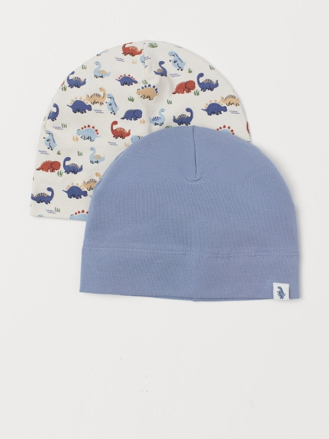 

H&M Kids 2-Pack Jersey Hats, White