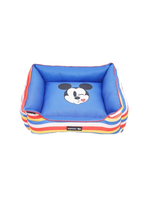 

Heads Up For Tails Unisex Blue & White Disney Mickey Printed Lounger Dog Bed