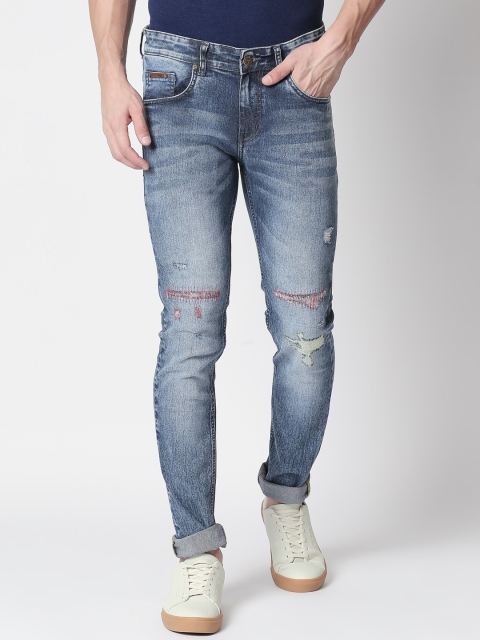 

BOLTS and BARRELS Men Blue Slim Fit Jeans