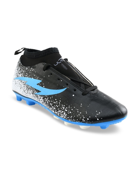 

Kastner Men Black Synthetic CR7 Mid-Top Football Shoes