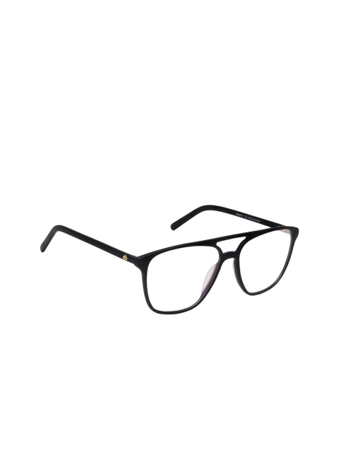 

David Blake Unisex Black Solid Full Rim Square Frames