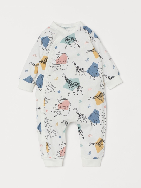 

H&M Kids White Printed Sustainable Sibling pyjamas