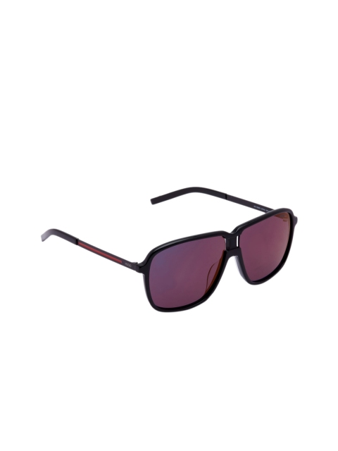 

HUGO Unisex UV Protected Oversized Sunglasses HG 1090/S OIT 59AO, Red