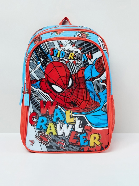 

max Boys Blue & Red Spiderman Graphic Backpack