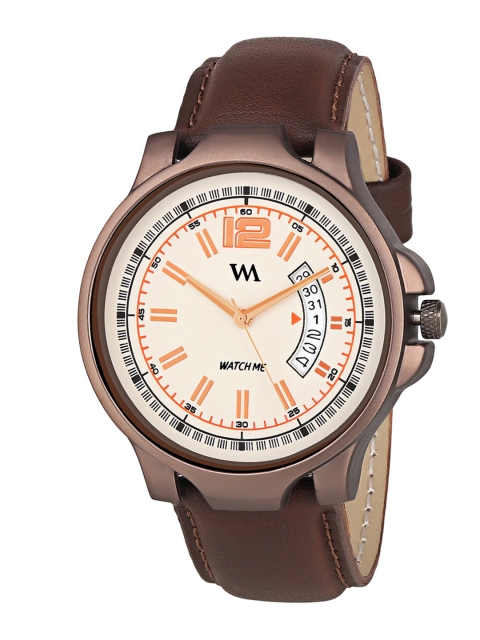 

Watch Me Men Beige Analogue Watch DDWM-019