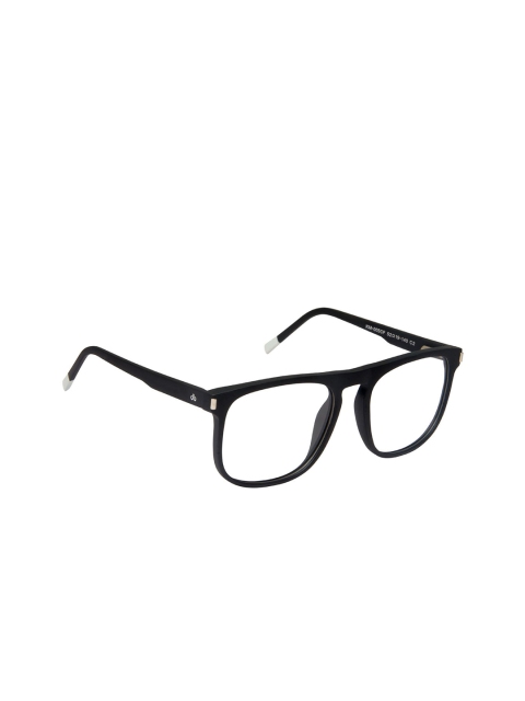 

David Blake Unisex Black Solid Full Rim Square Frames