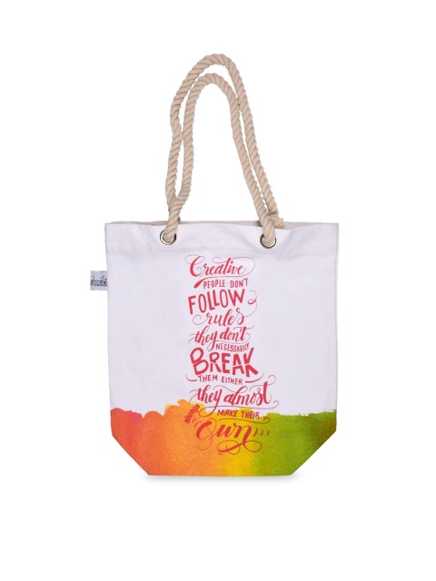 

Doodle Multicoloured Printed Tote Bag, Multi