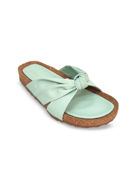 

PAIO Women Sea Green Solid Sliders