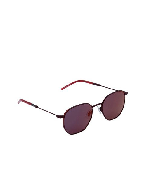 

HUGO Unisex Oval UV Protected Sunglasses HG 1060/S BLX 54AO, Red