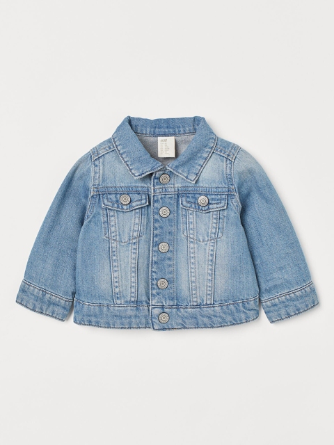 

H&M Unisex Kids Blue Denim Jacket