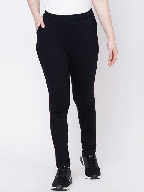 

Sweet Dreams Women Navy Blue Solid Track Pants