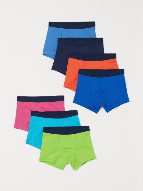 

H&M Boys 7-Pack Boxer Shorts, Turquoise blue