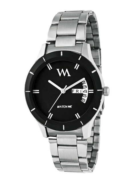 

Watch Me Women Silver-Toned & Black Analogue Watch PP-005