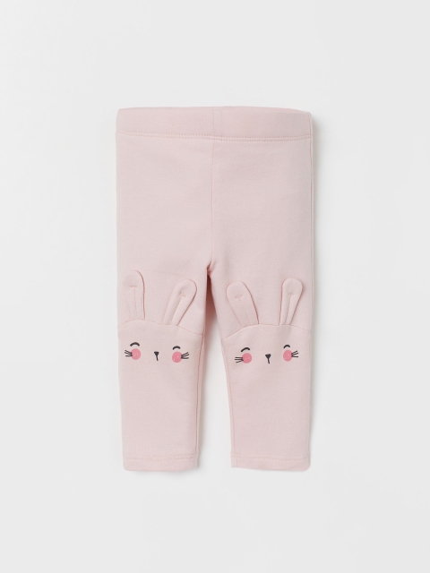 

H&M Girls Pink Brushed-inside Leggings