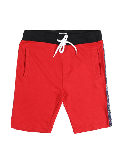 

Pepe Jeans Boys Red Solid Regular Fit Regular Shorts