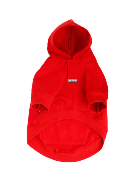 

Heads Up For Tails Red Solid Dog Sweatshirt