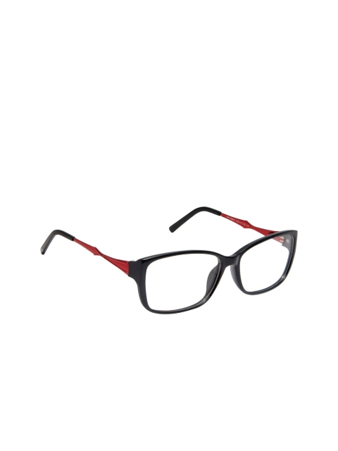 

David Blake Unisex Black Solid Full Rim Rectangle Frames N_EWDB2356