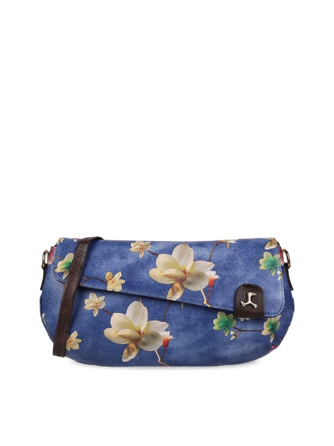 Mochi Blue Printed Sling Bag