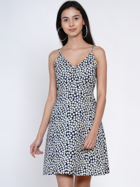 

Abiti Bella Women Blue Printed A-Line Dress