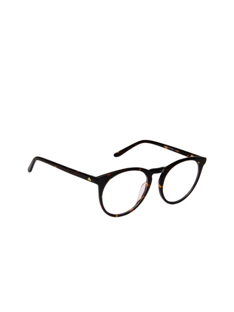 

David Blake Unisex Brown Tortoise Shell Full Rim Round Frames N_EWDB2398