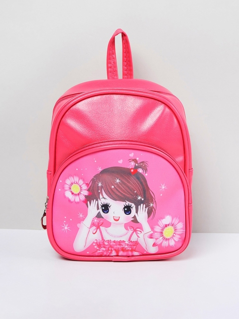 

max Girls Pink Graphic Backpack