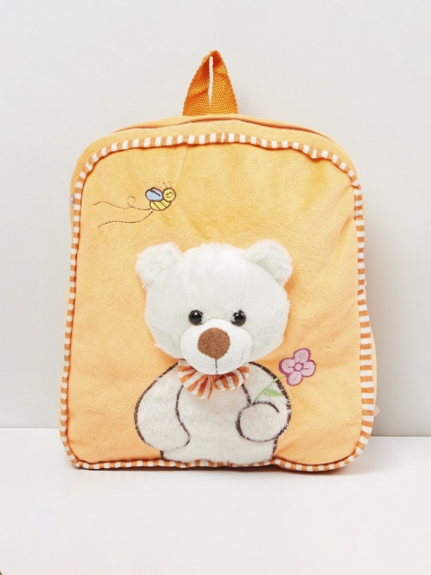 

max Boys Orange Graphic Applique Backpack