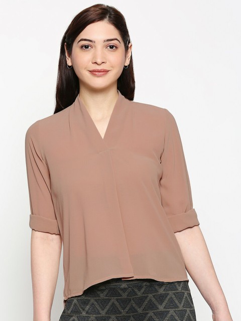 

inocenCia Women Brown Solid Top