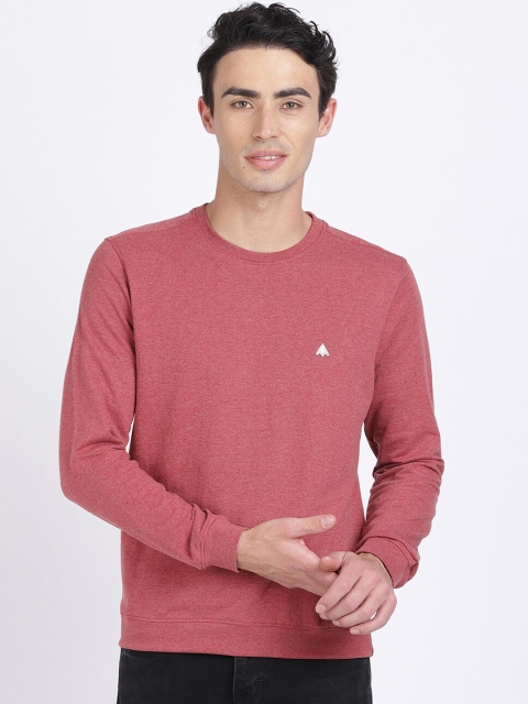 

ANTHEM Men Rust Solid Sweatshirt