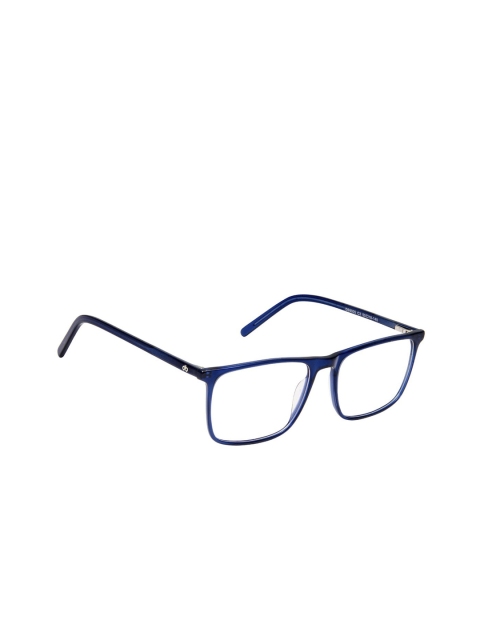 David Blake Unisex Blue Solid Full Rim Rectangle Frames N_EWDB2408