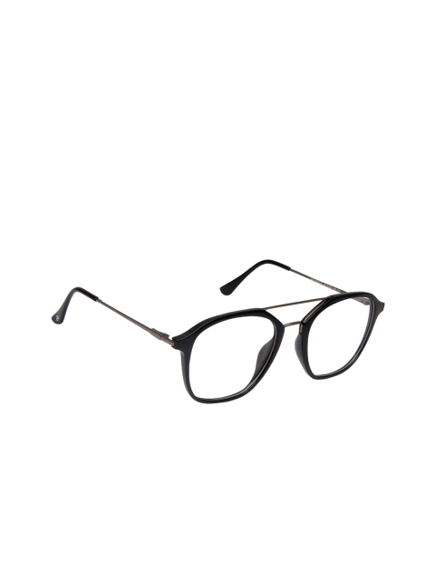 

David Blake Unisex Black Solid Full Rim Oversized Frames