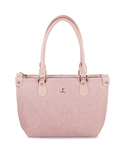 

Mochi Pink Textured Shoulder Bag