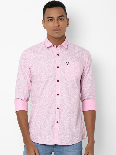 

Allen Solly Sport Men Pink Regular Fit Printed Cotton Casual Shirt