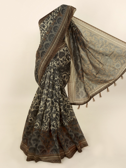 

Pothys Cream-Coloured Woven Design Saree
