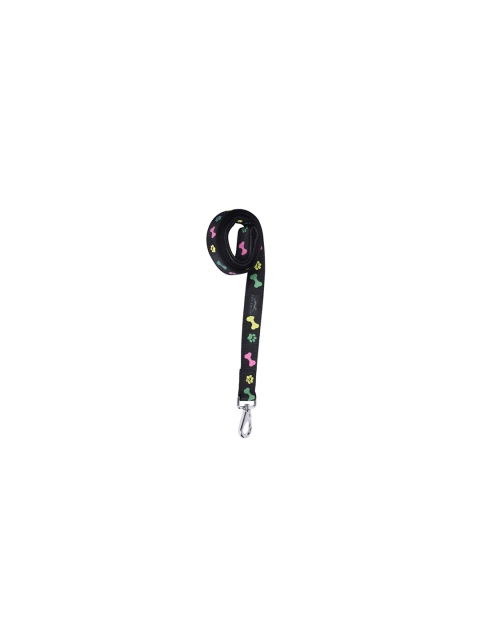 

PETS EMPIRE Black & Yellow Printed Nylon Dog Training Lead