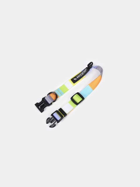 

Heads Up For Tails Blue & Green Colourblocked Dog Collar